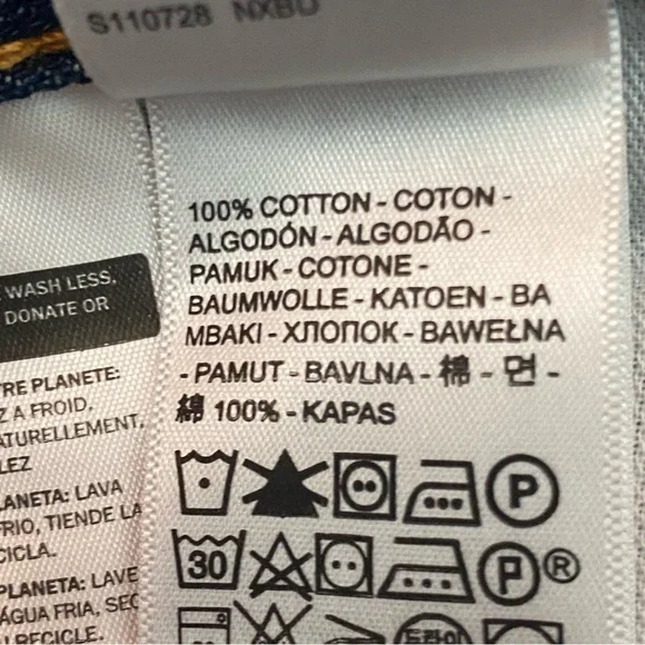 Levis 405 Standard Shorts Mens Size 29 Denim Cotton 10” Inseam - Picture 15 of 16